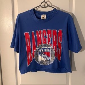 Vintage New York Rangers Crop top